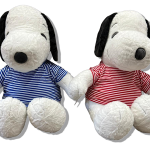 PELUCHE SNOOPY CON REMERA RAYADA 70CM