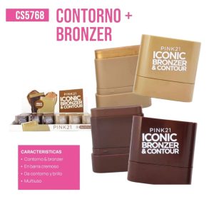 PINK 21 CONTORNO & BRONZER ICONIC CS5768