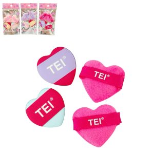 TEI SET ESPONJA CORAZON 4PCS FP-2628-15