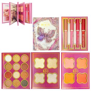 ONEYIOO BEAUTY PALETA DE SOMBRA 20CL. & 4 LIP GLOSS AZ-235