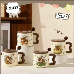 TAZA HIPOPOTAMO CON CUCHARA X1 AA0616
