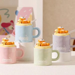 TAZA CON PERRO EN SALVAVIDA AA0985