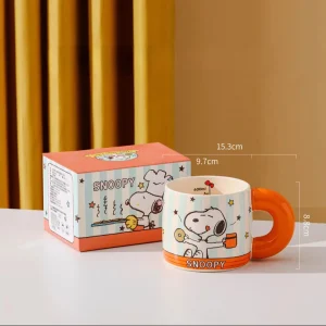 TAZA DE SNOOPY NARANJA AA0733