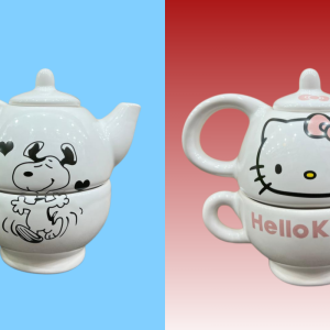 SET DE CERAMICA SNPPY/KITTY X1PCS SIN CAJA