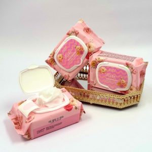 TOALLA desmaquillante rosa USHAS x1 uni HA626-1