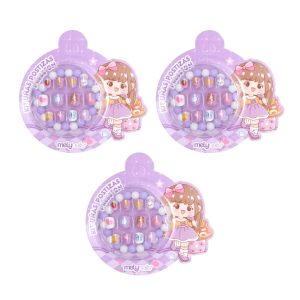 MELY UÑA POSTIZAS INFANTIL MYD7-0010