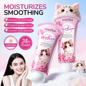CREMA PARA MANOS FLOR DE CEREZO NIACINAMIDA ILUMINADORA SUAVIZANTE 60G 701683