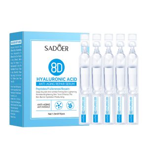 SERUM FACIAL REPARADOR ANTIARRUGAS CON ACIDO HIALURONICO 8D 1.5ML X 15PCS 600483
