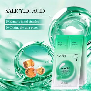 MASCARILLA FACIAL 3 PASOS ANTI ACNE CON ACIDO SALICILICO 0.8ML+0.8G+25G 706950