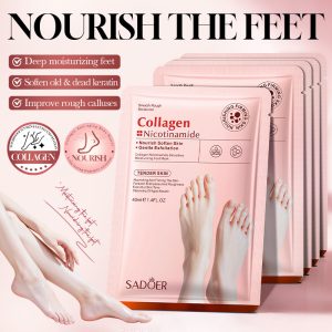 MASCARILLA PARA PIES HIDRATANTE SUAVIZANTE CON NIACINAMIDA Y COLAGENO 40ML 82715