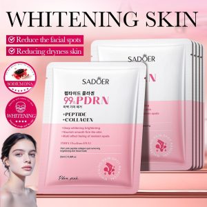 MASCARILLA FACIAL ILUMINADORA CON COLAGENO, PEPTIDOS ROSA Y ADN DE SALMON 25ML 710951