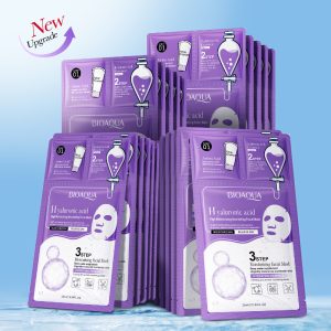 MASCARILLA FACIAL 3 PASOS CON ACIDO HIALURONICO 0.8ML+0.8G+25G 718212