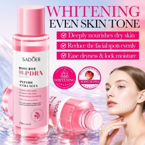 TONICO FACIAL ILUMINADOR ANTI MANCHAS CON COLAGENO, PEPTIDOS ROSA Y ADN DE SALMON 130ML 705452