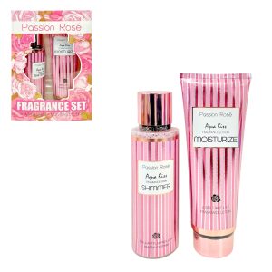 PASSION ROSE BODY SPLASH 250ml & CREMA DE MANO 236ml PS-B008-2