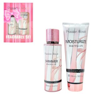 PASSION ROSE BODY SPLASH 250ml & CREMA DE MANO 236ml PS-B009-2