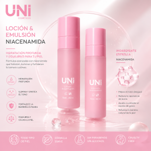 LOCIÓN HIDRATANTE FACIAL NIACINAMIDA 80ML REGISTRADO ANMAT 02635