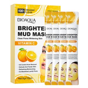 MASCARILLA DE ARCILLA ILUMINADORA CON VITAMINA C 8G X 10PCS 601138