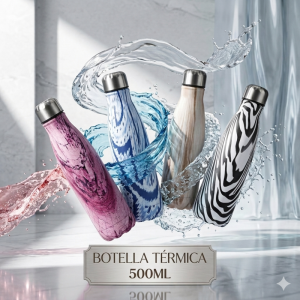 BOTELLA DEPORTIVA MARMORADA 500ML 1170