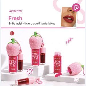 PINK21 LIP GLOSS LLAVERO C/ TINTA LABIAL CS7028
