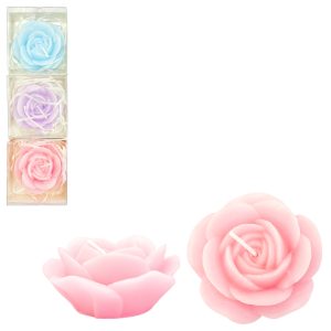 VELA AROMATICA ROSA C-3110