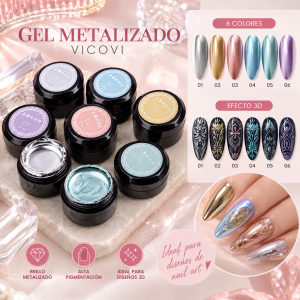 GEL METALIZADO VICOVI COD.15324