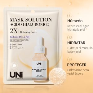 MASCARILLA FACIAL ACIDO HIALURONICO 2X HIDRATACION INTENSIVA 30G REGISTRADO ANMAT 27413