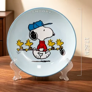 PLATO DE SNOOPY AZUL 2566