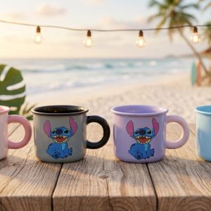 TAZA DE STITCH X2PCS