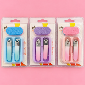 CORTA UÑAS x2 & MINI LIMA C-3089