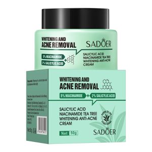 CREMA FACIAL CON ACIDO SALICILICO, NIACINAMIDA Y ARBOL DE TE 50G 784125