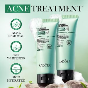 LIMPIADOR FACIAL CON ACIDO SALICILICO, NIACINAMIDA Y ARBOL DE TE 100G 784088