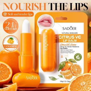 PROTECTOR LABIAL CON CITRICOS Y VITAMINA C PIEL SUAVE LUMINOSIDAD 3.8 G 06158