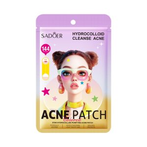 PARCHES PARA GRANITOS FORMA DE ESTRELLA DE HIDROCOLOIDE PURIFICADOR 144 PARCHES 81780