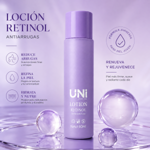 UNI EMULSION FACIAL ANTIARRUGAS Y REAFIRMANTE CON RETINOL 80ML 07388