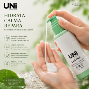 UNI EMULSION FACIAL HIDRATANTE CALMANTE Y REPARADORA CON CENTELLA ASIATICA Y B5 130ML 40798