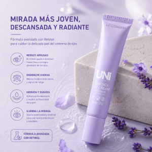 UNI CONTORNO DE OJOS NUTRITIVO Y REAFIRMANTE CON RETINOL 20G 07425